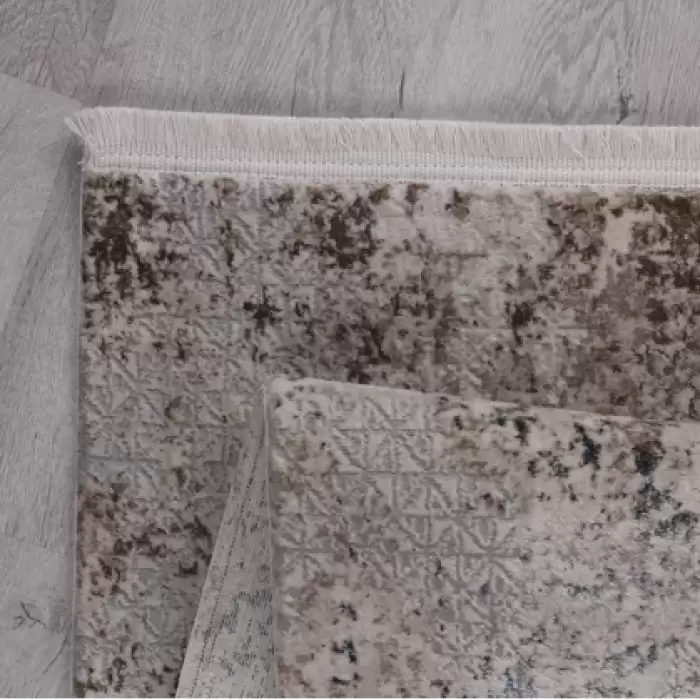 Angora Aqua A114C Bej Mavi Modern Halı