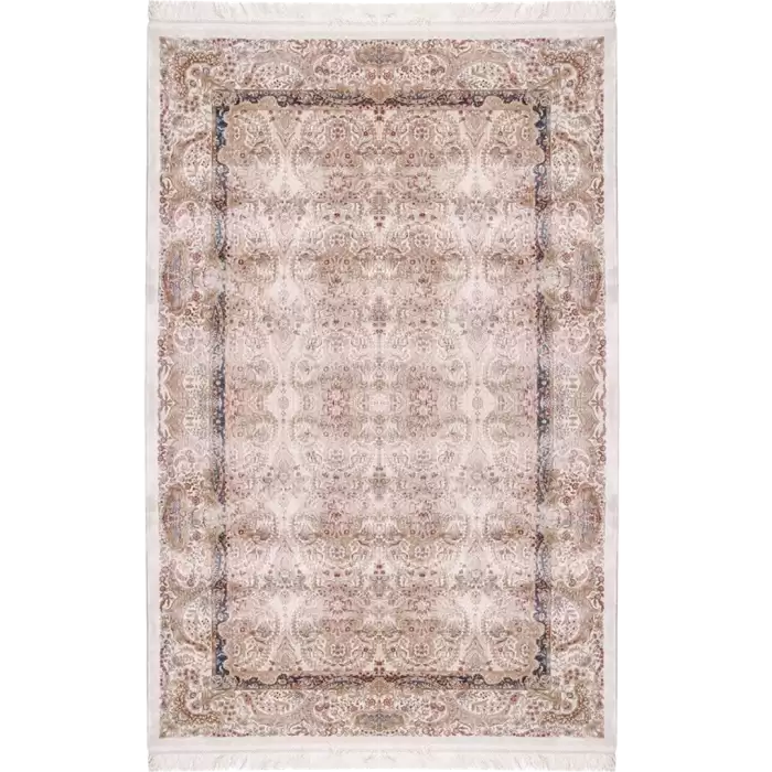Elexus Hereke Mt191 White 190X130 R 2,48 M² Bambu İpek Klasik Salon Oturma Odası Halısı