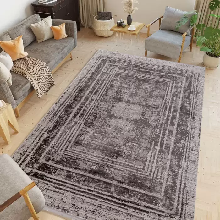 Halıca Beige 34040 N İnce Bambu Yüksek Kalite Salon Halısı