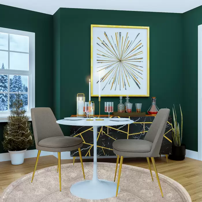 Halıca Madrid Y5096B Y Modern Çerçeveli Bordürlü Yuvarlak Bambu İpek Salon Halısı