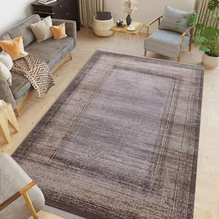 Halıca Napoli 2466E N Viskon Akrilik Parlak Salon Halısı