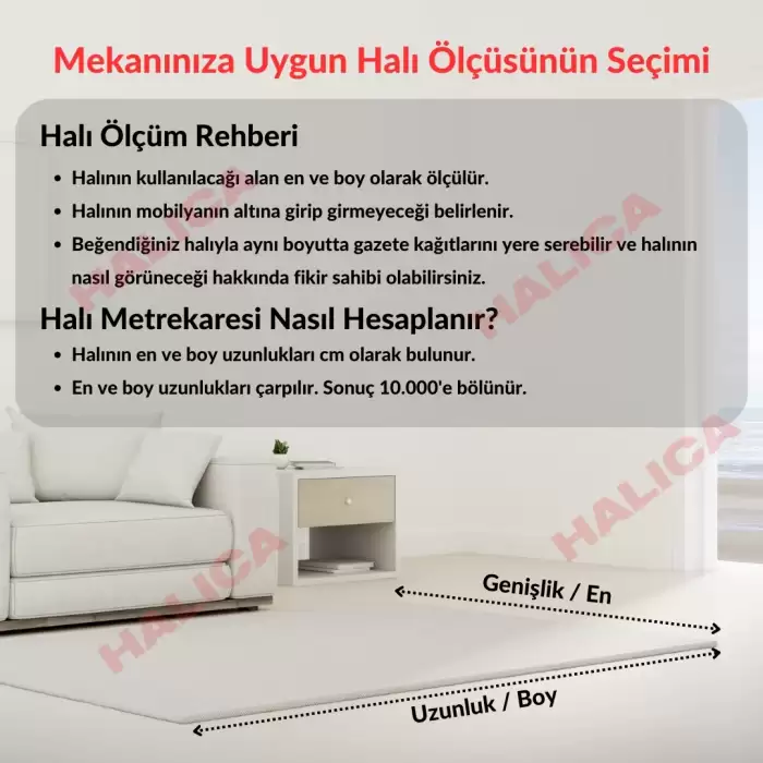 Halıca Pırlanta Exclusive 8590 N Dekoratif İnce Etnik Desenli Kilim