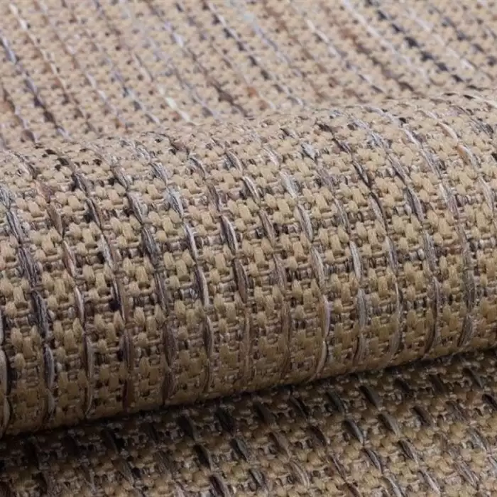 Halıca S-9509 Jüt Sisal Bej Kahve Dekoratif Halı