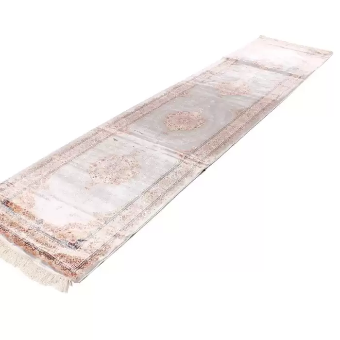 Elexus Hereke 1519 Light Blue 90X390 3,51 M² Bambu İpek Klasik Yolluk