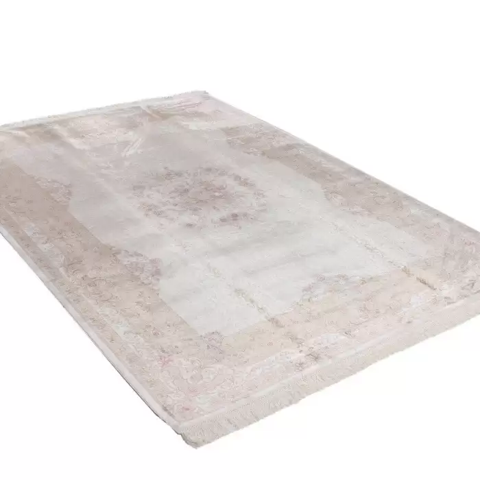 Elexus Hereke 1525 White 170X240 4,08 M² Bambu İpek Klasik Salon Oturma Odası Halısı