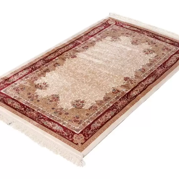 Elexus Hereke Ga197 White 90X150 R 1,35 M² Bambu İpek Klasik Yolluk