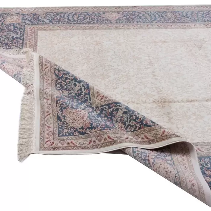 Elexus Hereke Ga931 Beige/ Blue 290X200 5,8 M² Bambu İpek Klasik Salon Oturma Odası Halısı