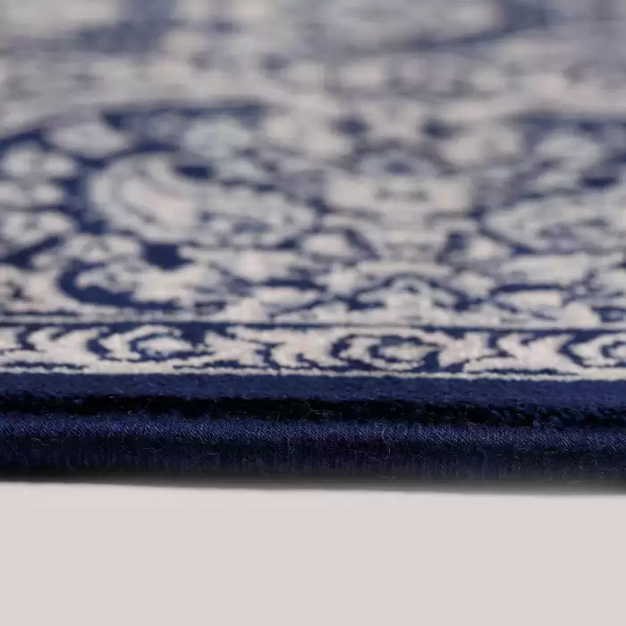 Halıca Imperius Y5003L D Mavi Renk Klasik Desen Modal İpek Halı