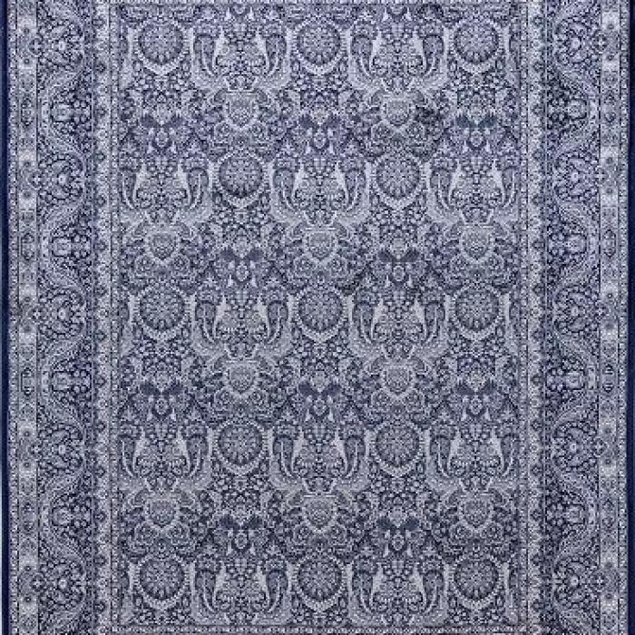 Halıca Imperius Y5003L Lacivert 80X150 1,2M2 Klasik Desen Modal İpek Yolluk