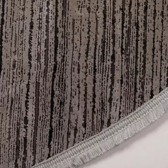 Halıca Napoli 2444A O Oval Viskon Akrilik Parlak Salon Halısı