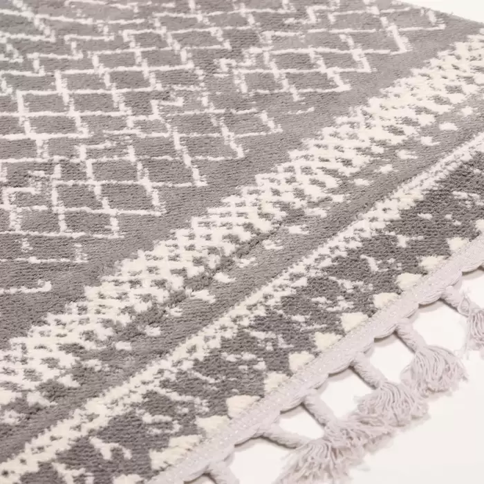 Halıca Rodos 4908A Geometrik Desen İskandinav Tarzı Halı