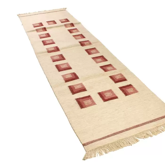 Indian Wool Kilim 080X300 2,40 M²