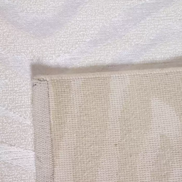 Motto Beyaz 081X150 1,21 M² El Dokuma Halı