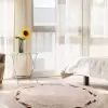 Halıca Avangard 6005C C Yuvarlak Vintage Bambu Akrilik Salon Halsı