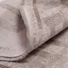 Halıca Beige 34273 Y İnce Bambu Yüksek Kalite Yuvarlak Salon Halısı
