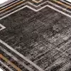 Halıca Black 33802 N İnce Bambu Yüksek Kalite Siyah Salon Halısı
