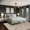 Elexus Ada Mh387 Krem/Kahve 100X200 2 M² Bambu Vintage Yolluk
