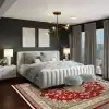 Halıca Imperius A009Ak D Klasik Desen Modal İpek Salon Halısı