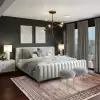 Halıca Olimpus 18291A N İnce Bambu Versace Desen Salon Halısı