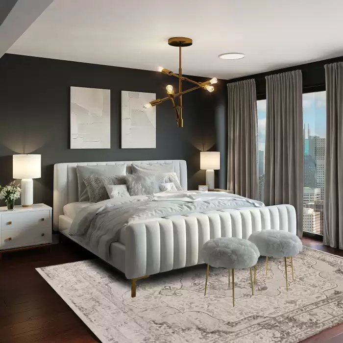 Angora Adriya A022A Kahverengi Krem Modern Halı
