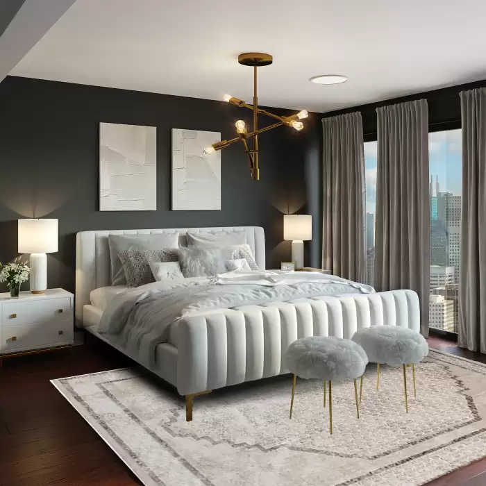 Angora Adriya A243A Kahverengi Krem Halı