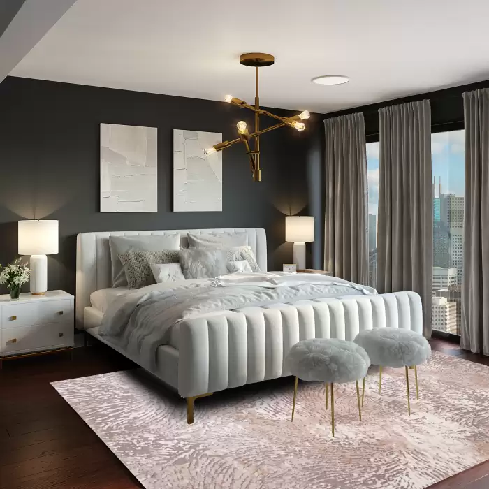 Halıca Klasik 30206 N Akrilik Modern Desenli Kalın Halı