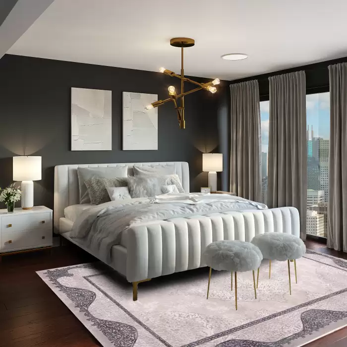 Halıca Klasik 32600 N Akrilik Modern Desenli Kalın Halı