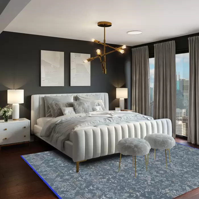 Halıca Lys Plus Ls225X N Dekoratif Etnik Desenli Bambu Kilim