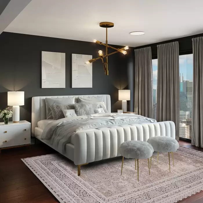 Halıca Napoli 2436E D Viskon Akrilik Parlak Salon Halısı