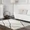 Eko Terazzo TRZ07 Siyah Beyaz Modern İskandinav Halı