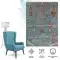 Eko Antique ATK09 Dekoratif Yıkanabilir İskandinav Etnik Bohem Kaymaz Taban Kilim
