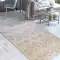 Halıca Loop 7468B Krem Gri Dekoratif Hav Toz Vermez Bukleli Etnik Modern Dokuma Salon Halısı
