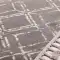 Halıca Rodos 2251A Gri Beyaz Geometrik Desen İskandinav Tarzı Halı