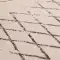 Halıca Rodos 2615A Beyaz Geometrik Desen İskandinav Tarzı Halı