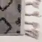 Halıca Rodos 2615A Gri Geometrik Desen İskandinav Halı