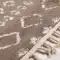 Halıca Rodos 2615A Vizon Geometrik Desen İskandinav Tarzı Halı