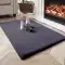 Halıca Soft T005 Premium Lacivert Tavşan Tüyü Dekoratif Kaymaz Taban Yumuşak Halı