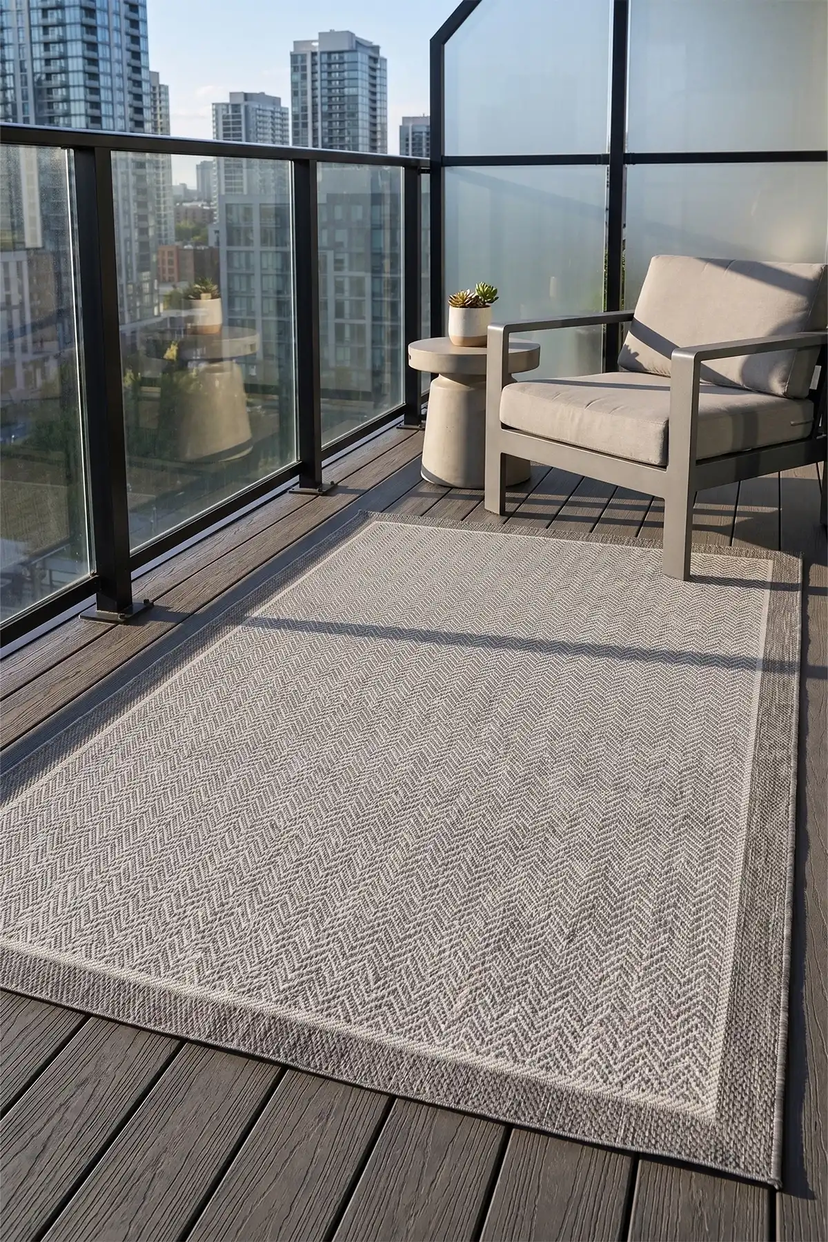 Halıca Sisal Plus EB458XE.GRI / KREM Sisal Halı