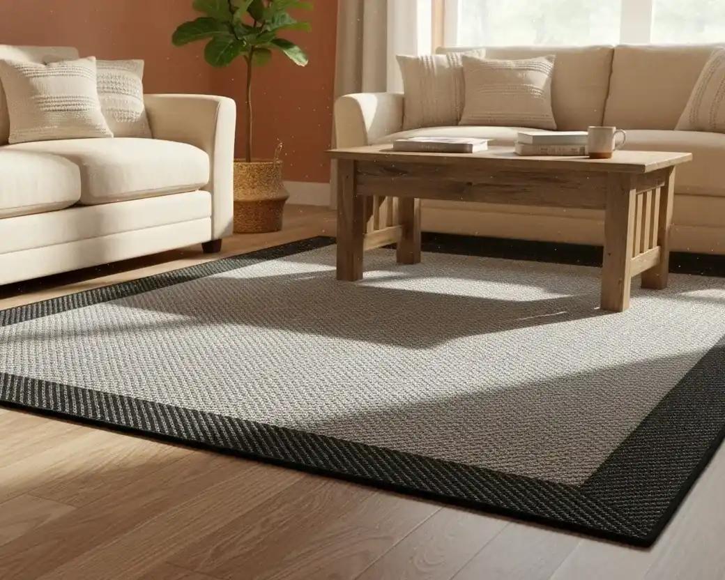 Halıca Sisal Plus SS516XE.SIYAH / GRI Sisal Halı