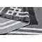 Halıca Tenom Premium 13117 Modern Çerçeveli Saçaklı Oval Viskon Salon ve Koridor Halısı
