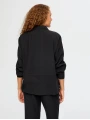 Faik Sönmez Kadın Cepleri Toka Detaylı Tenselli Siyah Tunik UW26TNK001