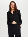 Faik Sönmez Kadın Relax Zincir Şeritli Modallı Örme Siyah Tunik UW26TNK017