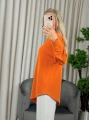 On Fashion Sıfır Yaka Fermuar Detaaylı Tunik 56433