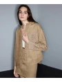 İpekyol Süet Görünümlü Triko Mix Ceket IS1260005061