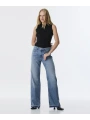Twist Hotfix Baskılı Wide Leg Jean Pantolon TW6250018011