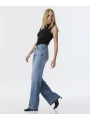 Twist Hotfix Baskılı Wide Leg Jean Pantolon TW6250018011