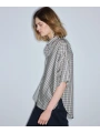 İpekyol Ekose Desen Asimetrik Gömlek IS1260025140