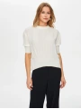 Faik Sönmez Triko Bantlı Eteği Pilise Detaylı Bluz US26BLZ005