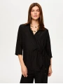 Faik Sönmez Beli Bağcık Detaylı 3-4 Kol Gömlek US26GML009