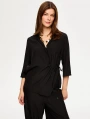 Faik Sönmez Beli Bağcık Detaylı 3-4 Kol Gömlek US26GML009